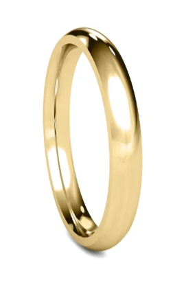 14KT Gold Ring Unisex Solid Plain Wedding Band 3mm