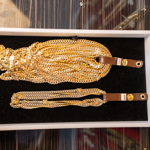 14KT Gold Chain Semi Solid Royal Miami 4mm
