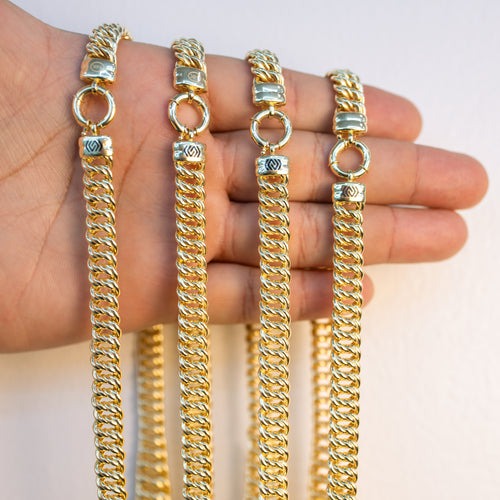 14K Gold Chain Princessa with Plain Clasp