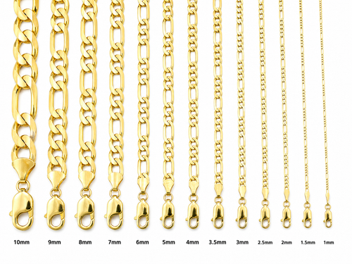14KT Gold Bracelet Hollow Figaro 5.5mm
