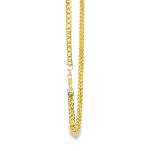 14KT Gold Chain Solid Round Franco 4mm