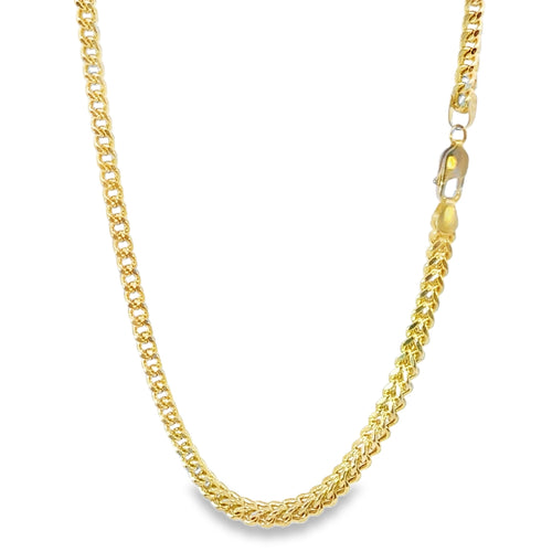 14KT Gold Chain Solid Box Franco 5mm