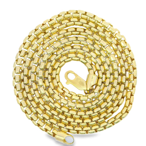 14KT Gold Chain Hollow Rolo 6mm