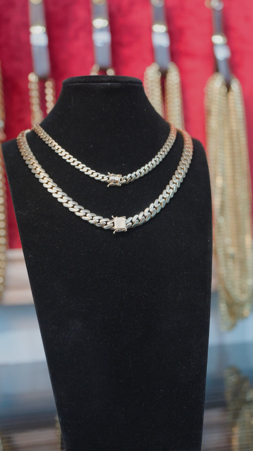 14KT Gold Chain Semi Solid Royal Miami 6mm