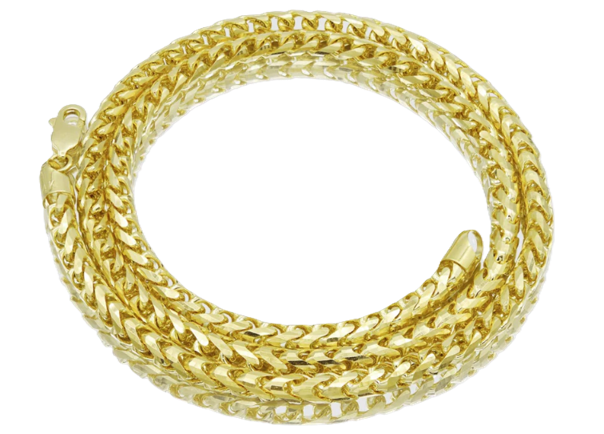 14KT Gold Chain Solid Round Franco 1.5mm